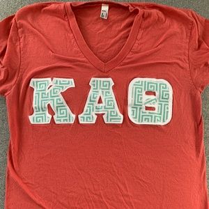 Kappa Alpha Theta letter shirt